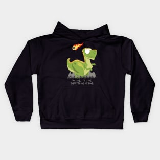 Everything is Fine Kids Hoodie
